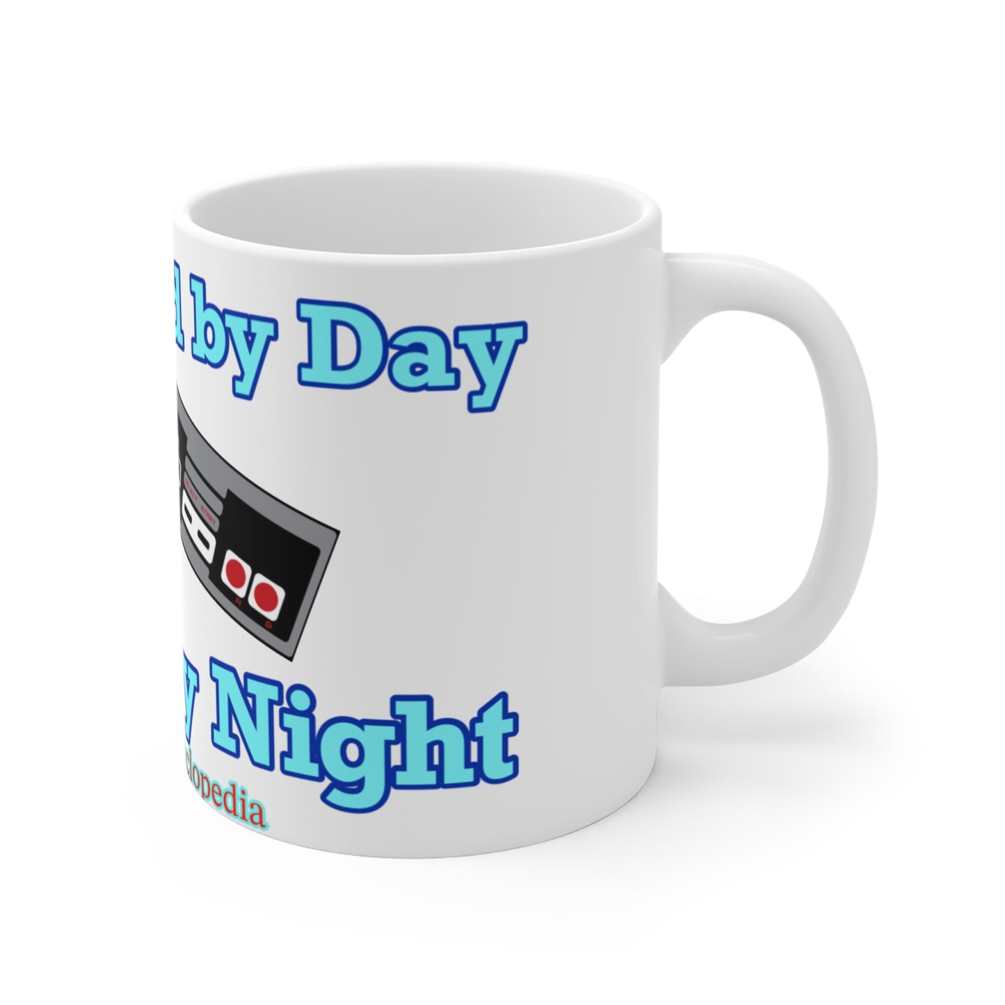 Autism dad by day, Gamer by night” Ceramic Mug (11oz\15oz\20oz)